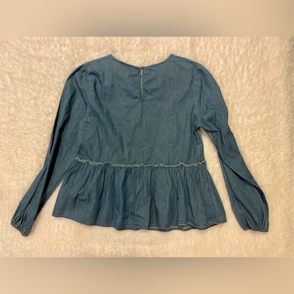 Universal Threads Denim Babydoll blouse